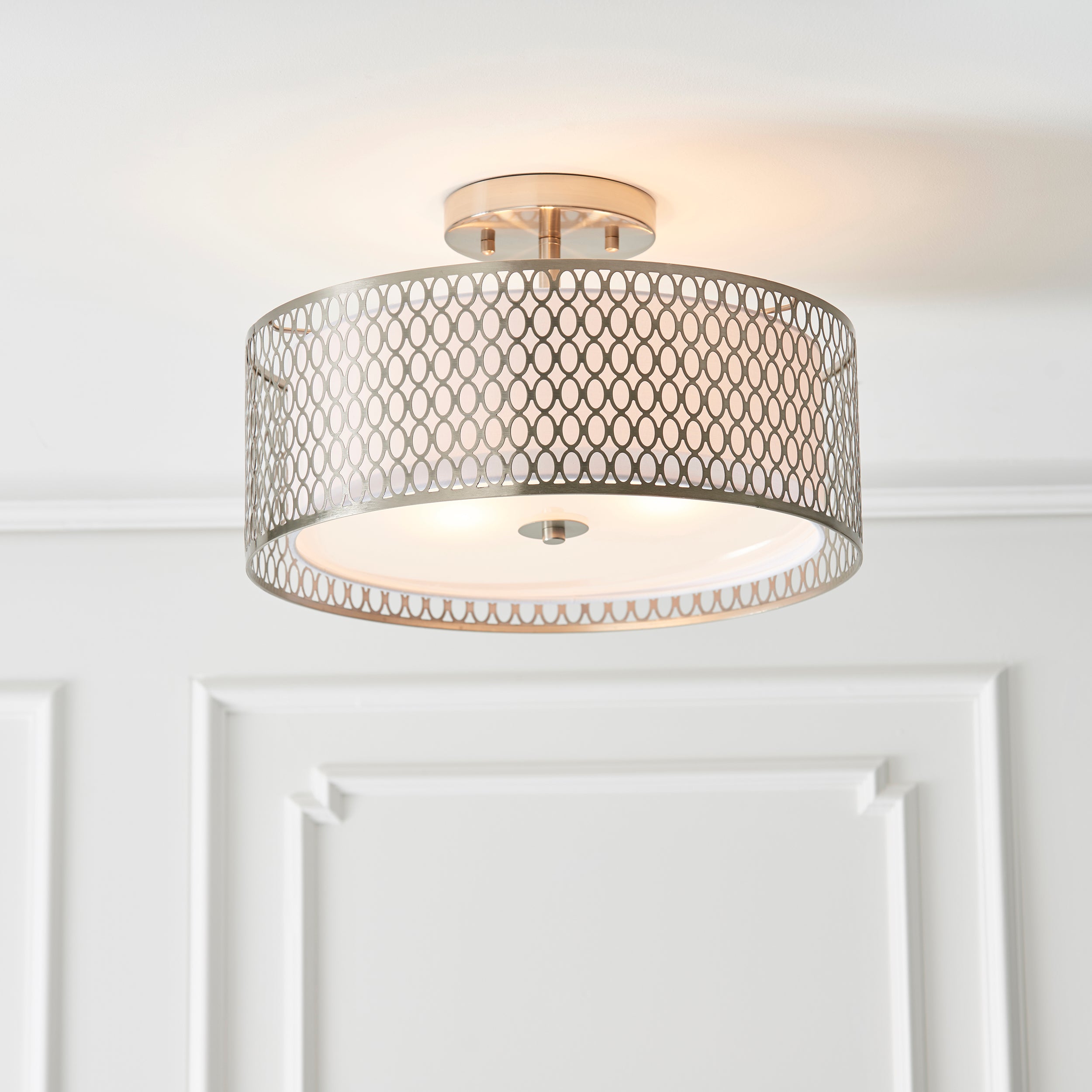 Endon Lipco 388-30BP Flush Ceiling Light