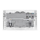 BG 822-HC White Nexus Moulded, Smart Power Socket, Double Switched 13A - Slim Profile