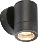 Knightsbridge MLA WALL1LBK 230V IP65 Aluminium Powder Coated Black Fixed GU10 35W Fitting