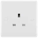 BG 823 White Nexus Moulded Single Unswitched 13A Power Socket