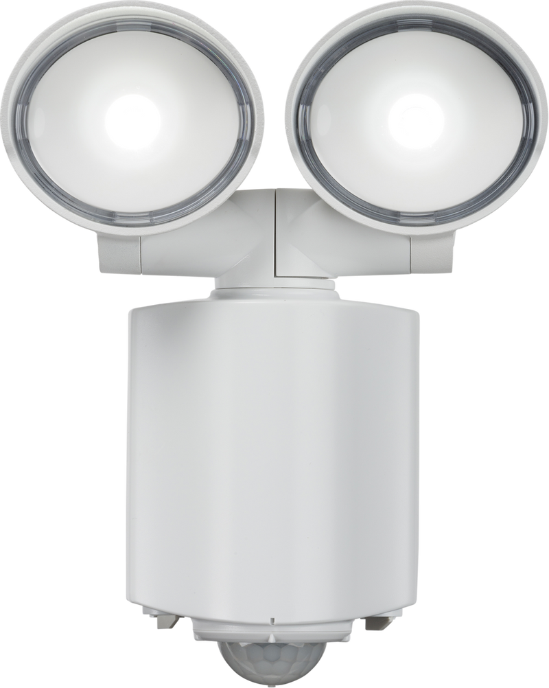 Knightsbridge MLA FL16AW 230V IP55 Twin Spot LED Security Light - White