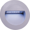 Knightsbridge MLA NH017W IP44 14 x White LED Grey Aluminium Round Recessed Wall Light