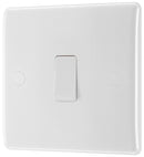 BG 830 White Nexus Moulded Single Switch, 20A