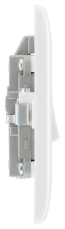 BG 830 White Nexus Moulded Single Switch, 20A