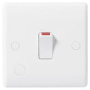 BG 832 White Nexus Moulded Single Switch with Flex Outlet, 20A