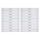 Wylex NHVMSPWL5 Way Label (Shield) 4P 8-Way