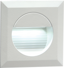 Knightsbridge MLA NH019W 230V IP54 Recessed Square Indoor/Outdoor LED Guide/Stair/Wall Light White LED