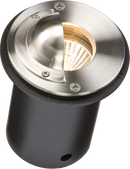 Knightsbridge MLA CAPWGU IP65 230V Round Stainless Steel Walkover Ground Light with Half-Lip Cover