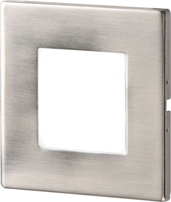 Knightsbridge MLA NH023AW 230V IP20 1W Stainless Steel Recessed LED Wall Light