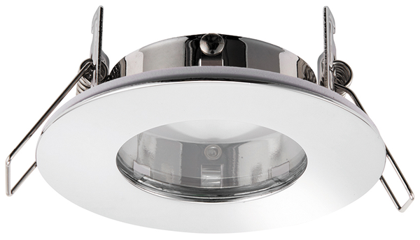 Saxby 79979 Speculo round IP65 50W, Brushed Chrome Finish