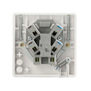 BG 857 White Nexus Moulded Unswi. 13A, DP, Fused Connection Unit with Flex Outlet & Neon