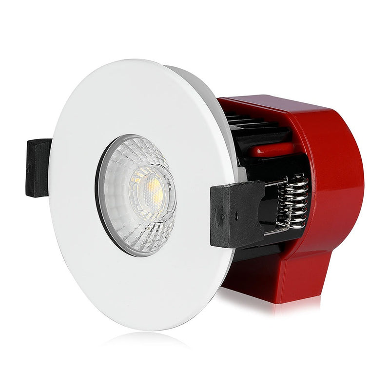 V-Tac VT-18D 8W Led Fire Rated Downlight-Samsung Chip-Cct:3 In 1 Dimmable