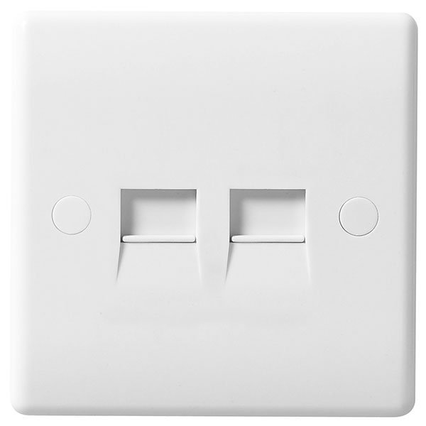 BG 8RJ11-2 2 Gang RJ11 Telephone Socket