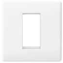 BG 8EMS1 Nexus White Moulded 1 Gang 1 Module Front Plate
