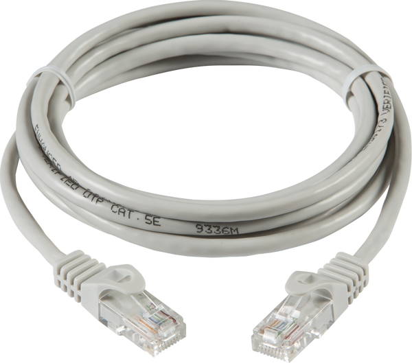 Knightsbridge MLA NETC51M 1m UTP CAT5e Networking Cable - Grey