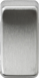 Knightsbridge MLA GDBLANKBC Switch cover - brushed chrome