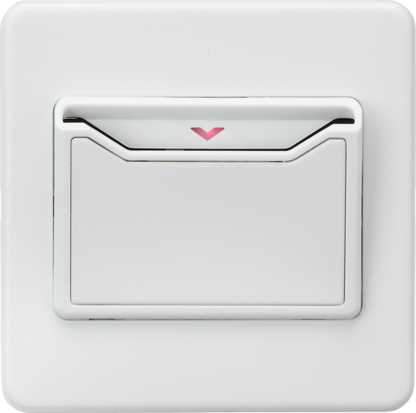 Knightsbridge MLA SFCARDMW 32A 1G Key Card Switch - matt white