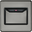 Knightsbridge MLA Screwless SFCARDBN 32A 1G Key Card Switch - black nickel