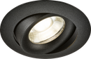 Knightsbridge MLA ODA1TRB Odina Single Tilt Round Downlight Black