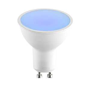 Saxby 91949 Smart GU10 5W RGB-CCT, Matt White textured