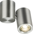 Knightsbridge MLA DEA1TRBC Dee Single Surface Adjustable Round Spotlight Brushed Chrome