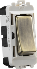 Knightsbridge MLA GDM002AB 20AX DP grid module - antique brass