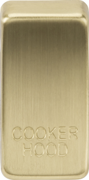 Knightsbridge MLA GDCOOKBB Switch cover "marked COOKER HOOD" - brushed brass
