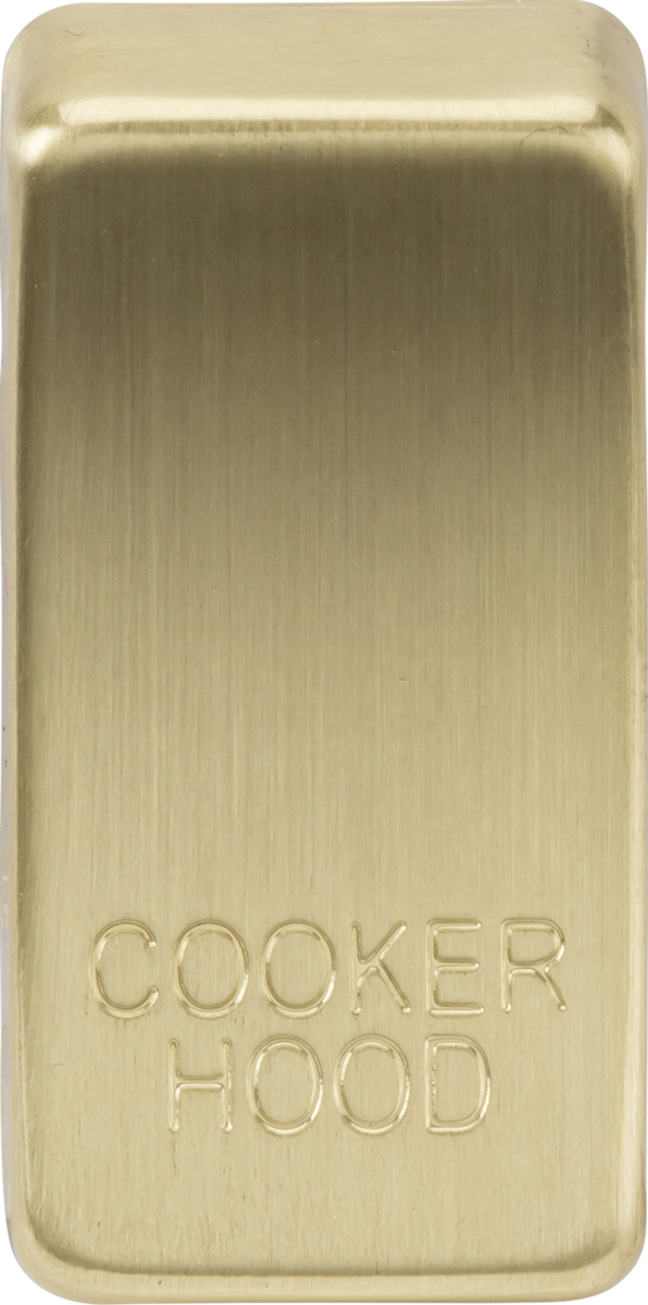 Knightsbridge MLA GDCOOKBB Switch cover "marked COOKER HOOD" - brushed brass