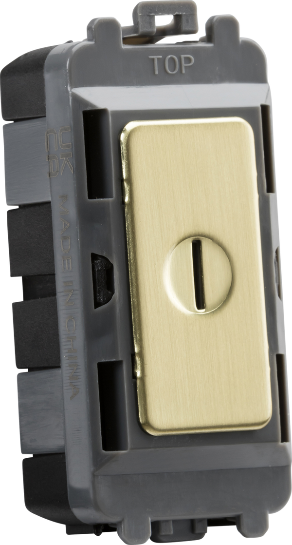 Knightsbridge MLA GDM010BB 20AX DP key module - brushed brass