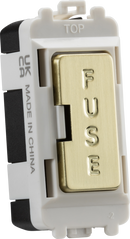 Knightsbridge MLA GDM011BB 13A fused module - brushed brass