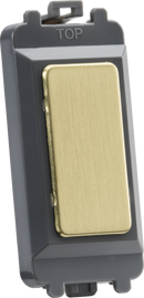 Knightsbridge MLA GDM013BB Blank grid module - brushed brass