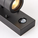 Saxby Palin PIR 2LT Palin Up & Down Wall Light IP44 7W (94793)