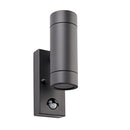 Saxby Palin PIR 2LT Palin Up & Down Wall Light IP44 7W (94793)