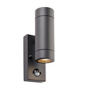 Saxby Palin PIR 2LT Palin Up & Down Wall Light IP44 7W (94793)