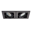 Saxby 94796 Xeno Twin (2-Light) Spotlight 7W - Matt Black