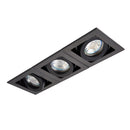 Saxby 94797 Xeno Triple (3-light) Spotlight 7W - Matt Black