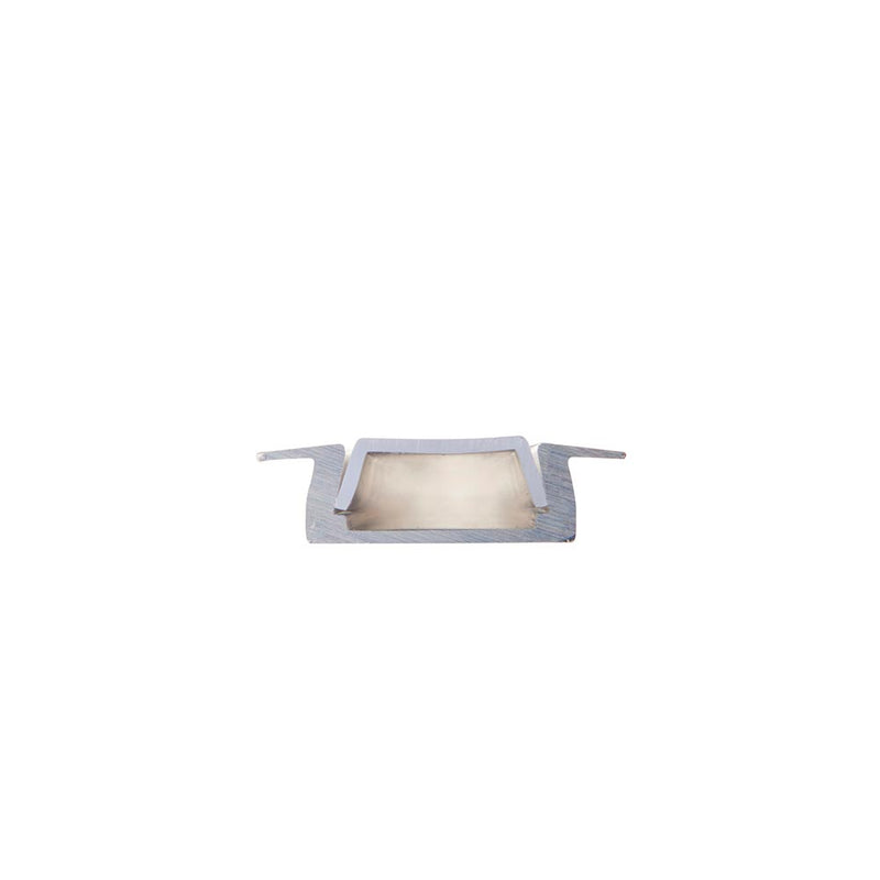 Saxby 94947 RigelSLIM Recessed 2m Aluminium Profile-Extrusion Silver