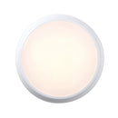 Saxby 95542 HeroPRO CCT Microwave Emergency Bulkhead IP65 18W - Adjustable Color Temperature & Waterproof for Outdoor Use