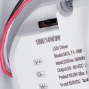 Saxby 95542 HeroPRO CCT Microwave Emergency Bulkhead IP65 18W - Adjustable Color Temperature & Waterproof for Outdoor Use