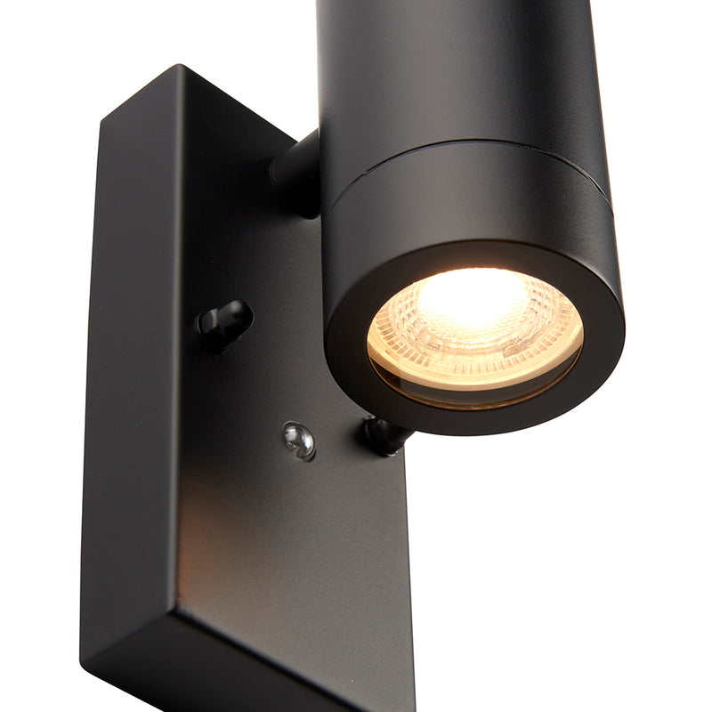 Saxby 95555 Palin Up & Down Wall Light Photocell IP44 7W