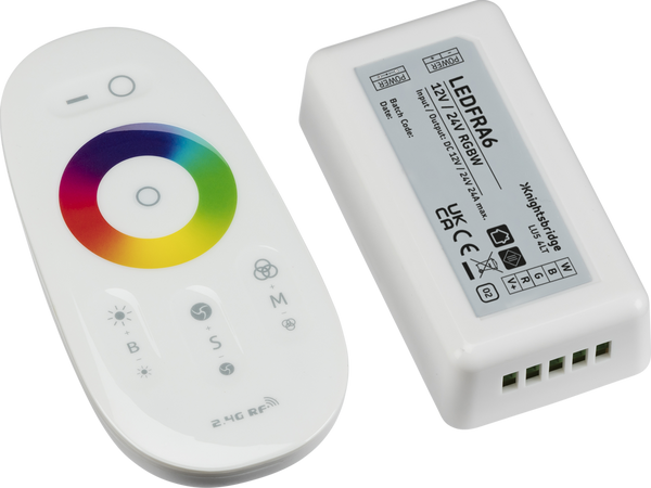 Knightsbridge MLA LEDFRA6 12V / 24V RF Touch Controller and Remote - RGBW