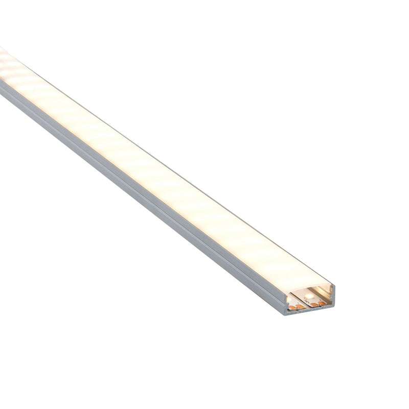 Saxby 97735 RigelSLIM Surface Wide 2m Aluminium Profile-Extrusion Sliver