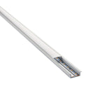 Saxby 97736 RigelSLIM Recessed Wide 2m Aluminium Profile-Extrusion Silver