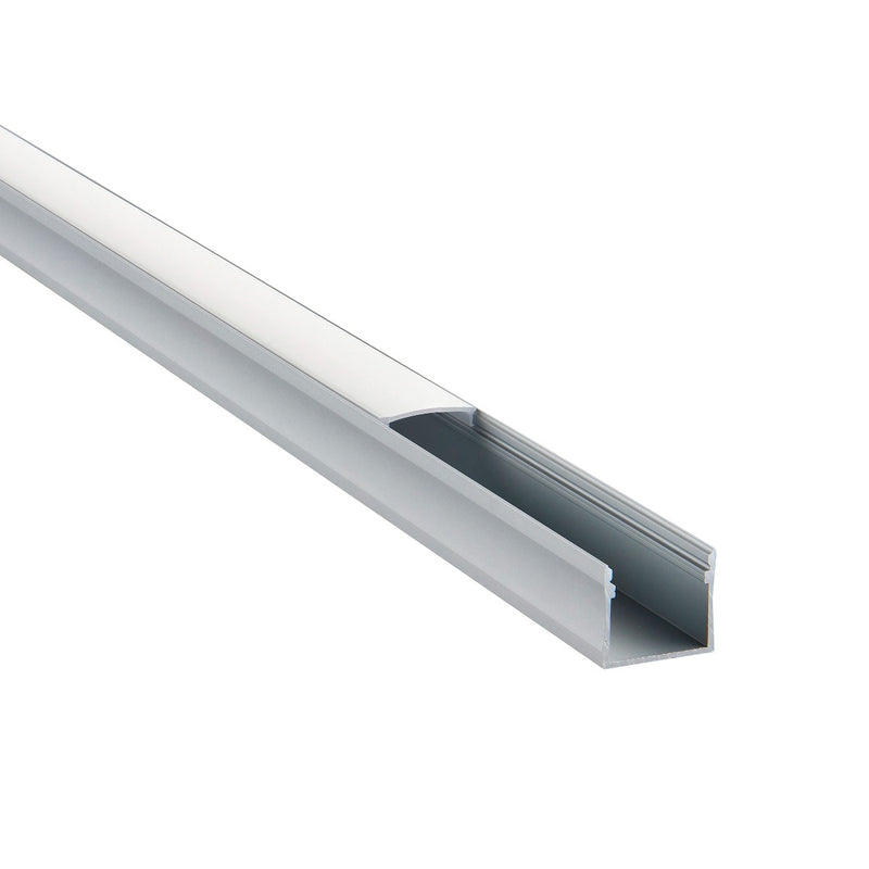 Saxby 97738 Rigel Surface Wide 2m Aluminium Profile-Extrusion Sliver