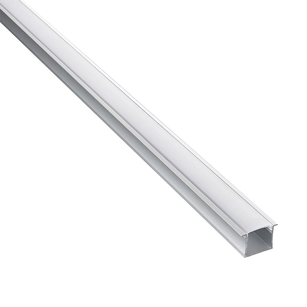 Saxby 97739 Rigel Recessed Wide 2m Aluminium Profile-Extrusion Sliver