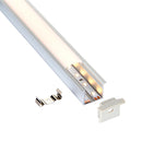 Saxby 97739 Rigel Recessed Wide 2m Aluminium Profile-Extrusion Sliver