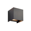 Saxby 97824 Glover CCT (Colour Changing) Outdoor/Indoor Angled Wall Light w/ Integrated LED in Matt Black
