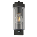 Saxby 99756 Hayden IP44 Outdoor Decorative Wall Light with Built in PIR Sensor for E27 GLS