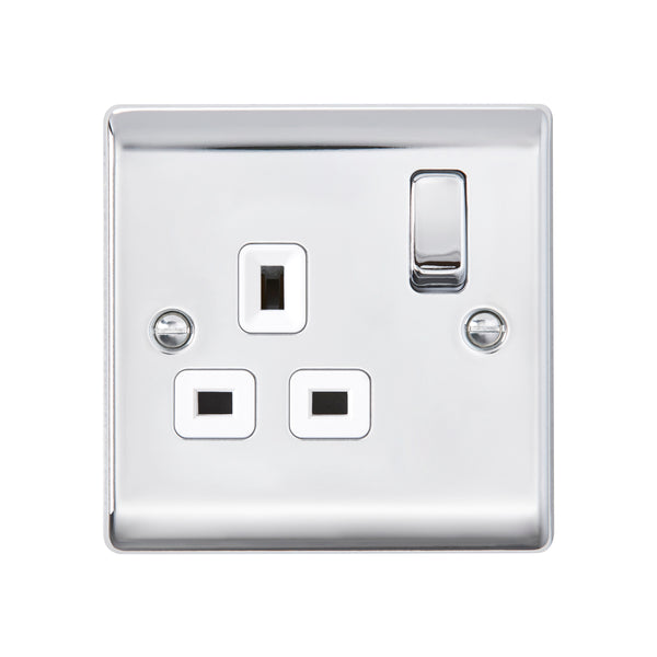 Saxby RS412PCW 13A 1G DP Switched Socket