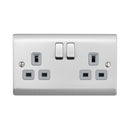 Saxby RS422BSG 13A 2G DP Switched Socket